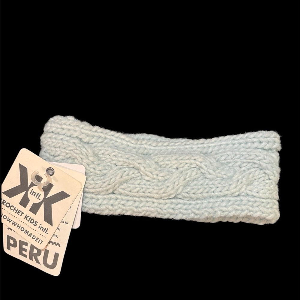 Krochet Kids hand knitted headband NWT